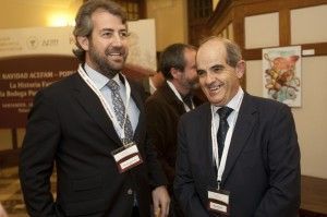 Manuel Huerta: presidente ACEFAM y Pablo Fernando Merino: director Territorial Norte Banco Popular.